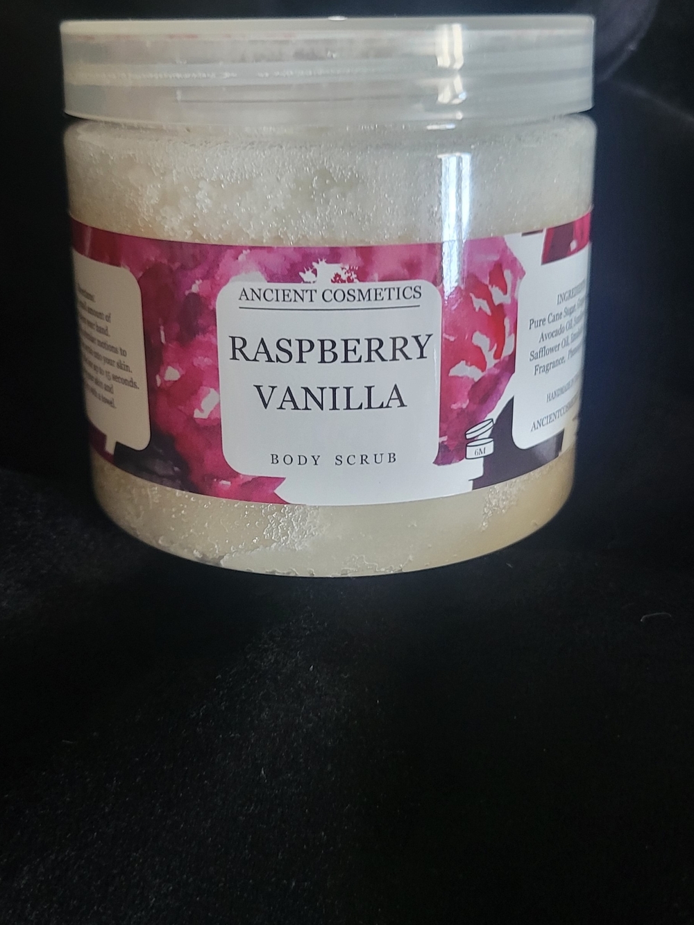 Raspberry Vanilla Body Scrub - Cream
